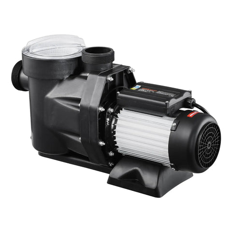 Built Different 2.5 Horsepower Above Ground Pool Pump With 148 Gallons Per Minute Flow And 220V Single Speed Motor side view, heavy duty material.