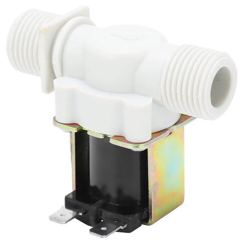 Normally Closed Solenoid Valve G1/2 Threaded Heavy Duty Brass Nylon For Refrigeration And Drip Irrigation Leak Proof High Flow Simple Hook Up Built Tough