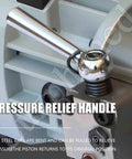 Pressure relief handle of Hydraulic Rebar Bender And Straightener For 8-36 Mm Steel Bars, enabling easy return to original position.