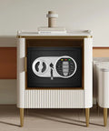 Digital Safe Box With Sensor Light And Electronic Keypad, Sturdy Steel Construction, hidden home safe mounted in cabinet