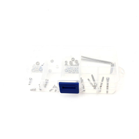 50 Piece Turntable Headshell Mounting Hardware Kit Stainless Steel Hex Socket Head Screws Bolts Nuts Washers And Wrenches In A Mixed Box Case Color Silver For Phonograph Parts Ready To Install
