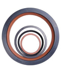 Heavy Duty FKM Fluororubber Water Shaft Seal Rotary O Ring Viton Grade variety set, showcasing different sizes and colors.