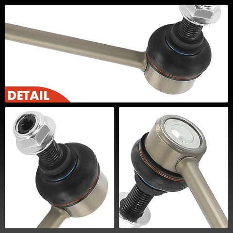 Detail of Two Front Sway Bar Links Stabilizer Kit Fits Chevy Buick Saab Pontiac Vehicles 2010 2017 Malibu Cruze Volt