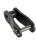 Jeremywell C2040 Conveyor Roller Chain Offset Links And Plates 1 Inch Pitch heavy duty carbon steel link for industrial use.