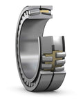 Beefy Spherical Radial Bearing With Straight Bore And Lubrication Groove, Three Hole Outer Ring, Brass Cage, C3 Clearance