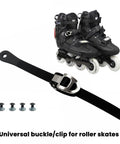 2 Pack Inline Skate Strap Replacements With Buckles All In One Setup Adjustable Energy Straps Screws And Nuts Universal Fit
