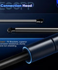 Close-up of connection head on Front Hood Gas Struts Lift Supports for Lexus IS F 2008 2013 IS250 2006 2015 IS300 2005 IS350 2006 2015 PM1050