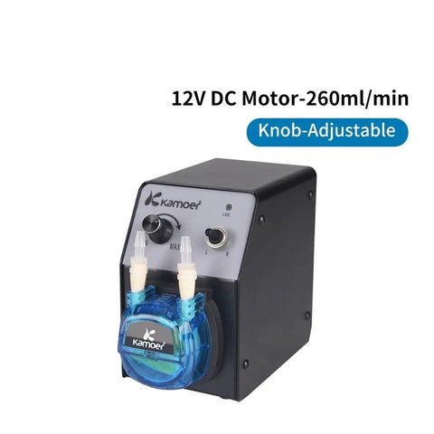 Pro2 12V Peristaltic Dosing Pump 260ml/min Adjustable Speed Motor For Accurate Liquid Transfer Reliable Small Size Design Easy Maintenance High Precision Reversible Function For Home And Industrial Use Applications