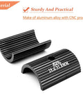 Heavy Duty Aluminum Bike Handlebar Shim 25.4 To 31.8 Mm Reducer Spacer Kit showing wavy clamp design and CNC finish