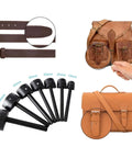 Set of Half Round Leather Punch Cutter 40mm Semicircle Punch Tool For Belt Ends Wallet Edges Handbag Crafting in various sizes