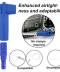 Brake Bleeder Kit With Syringe Hose And Tubing For Motorcycle And Car Maintenance, enhanced airtightness adapter