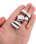 Close-up of Must Have Dope 5 Piece Multifunctional Sewing Machine Presser Foot Set with adjustable components for home use.
