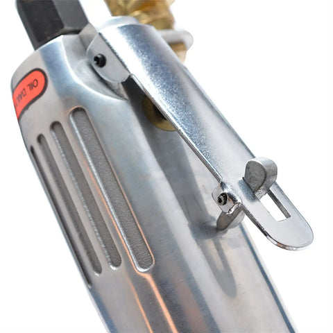 Close-up of Beast 6 Inch Wet Grinder with Pneumatic Water Injection, showing ergonomic handle and metal casing.