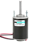 Top Tier 30W PM DC Electric Motor At 24 Volts And 7000 RPM With Copper Windings For DIY Gear Builds and Industrial Machines.