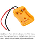 Yellow DIY RC Car Battery Adapter Converter Kit With 12AWG Wire And Wire Harness Connector 20V Battery Compatibility Easy Plug And Play