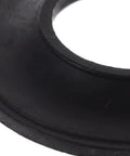 Close-up of a black rubber washer from the 10pcs Rubber Bathtub Drain Washer for Pop up Stoppers and Drains.