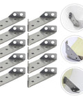 Sturdy Stainless Steel Trapezoid Angle Brackets For Furniture Support And Fixing DIY Friendly Heavy Duty Corner Braces With Corrosion Resistant