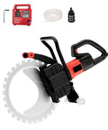 16 Inch Electric Concrete Ring Saw With 8900w Brushless Motor And Water Fed Dust Control For Smooth Core Cutting Up To 118 Inch Depth Shop Dog Workhorse Rig For Daily Trade Tasks with blade and accessories