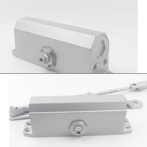 Heavy Duty Automatic Door Closer for Commercial and Storm Doors with Soft Close Mechanism Adjustable Closing Speed Hydraulic Damper