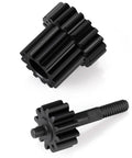 Steel Transmission Idler Gear Upgrade for Losi Micro B 1/24 2WD and Micro T 1/28 RC Buggy showing durable alloy gears