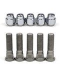 5 Pack Beefed-Up M12x1.5 Wheel Lug Studs And Lug Nuts Kit For Hyundai Veloster Santa Fe Elantra Sonata And Kia Forte Niro Soul Optima Rio