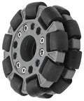 100mm Double Plastic Omnidirectional Wheel With Nylon Body, 360 Degree Movement, 20kg Load Capacity, Durable Robotic Wheel For DIY Robots