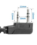 Programming Cable For UV 5R BF 888S BF F8HP Ham Radios With CHIRP And Plug And Play Setup close-up showing connector dimensions