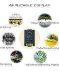 Beefy Wireless Remote Switch For Home, Farm And Workshop Lighting And Appliances, 433MHz Receiver surrounded by various application examples.