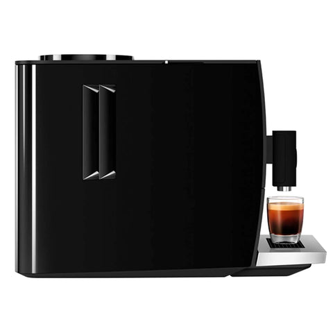 One Touch Fully Automatic Black Coffee Maker Ena Model includes two smart water filters, compact design for effortless daily brews.