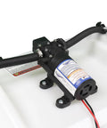 12V On Demand Diaphragm Sprayer Pump, 1.0 GPM At 40 PSI Max, Self Priming Up To Four Feet, No Fuss Auto Shutoff, CE Approved, Three Eighths Inch Hose Barb