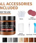 Heavy Hitter Leather Revival Balm And Scratch Fix Kit Vibrant Tone Match Cream with included accessories for easy use.