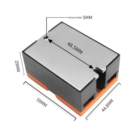 Zero Cross Solid State Relay For Single Phase DC To AC Control SSR 25DA 40DA Heavy Duty Industrial Relay, 59x44.8x29mm
