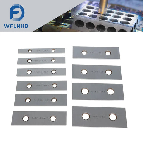 Ten Pairs One Eighth By Four Inch Accuracy Parallel Block Set With Two Ten Thousandths Of An Inch Precision Hardened Tool Steel Machinist Parallels In Wooden And Plastic Boxes For Go To Precision Layout And Machining