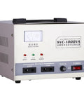 Heavy Duty Automatic Voltage Stabilizer And Surge Protector Single Phase Ac Regulator with voltage meter and control switches.