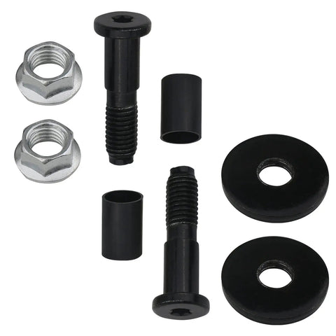 Hella Secure Tailgate Striker Bolt Replacement Drop Straight In Fix Saggy Hatch Latch Hardware For Chevy Silverado Gmc Sierra Avalanche Cadillac Hummer 1999 Through 2019 Models Replaces Oem 38427 11570162 15193786 black striker bolts and hardware components.