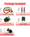 Ignition Coil CDI Box Starter Solenoid Relay Voltage Regulator For Taotao Coolster 110cc 125cc Chinese ATVs package contents