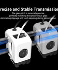 Anti Slip Lab X1 X1S P1P P1S X Y Z Axis Synchronous Belt With Fiberglass Reinforced Rubber For X1 Series 3D Printers, Dust Repelling Surface, 1142mm Or 1442mm Length, Easy Drop In Replacement for X/Y axis transmission on 3D printer gantry