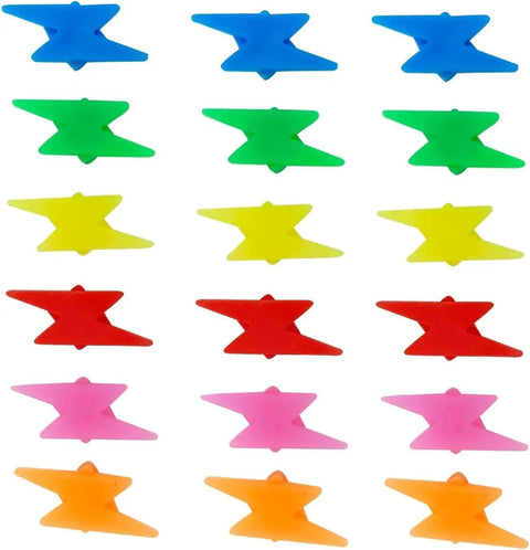 72 Pieces Colorful Z Shaped Bike Spoke Beads For Bicycle Wheel Spoke Decoration And Customization, Vibrant Mixed Colors