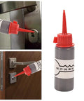 Graphite Garage Door And Lock Lubricant 60ml Oil Free Powder Formula For Sliding Doors And Hinges shown in use on locks