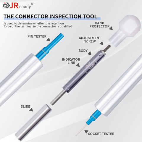 HT250-5 Connector Inspection Tool Kit With Socket And Pin Tips Pro Grade At Home Electrical Tester for automotive connectors