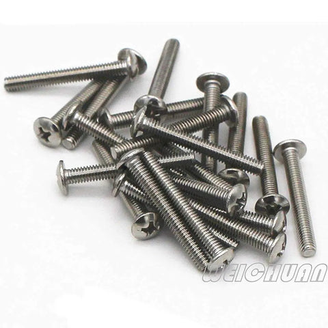 M4 screws included with 30 Pack Unfinished Solid Round Natural Wood Cabinet Knobs Do It Yourself Drawer Pulls