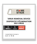 Mac Virus Removal USB Stick For Apple Computers Lets You Run On Up To Three Laptops Or Desktops For One Year showcased in box.