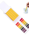 All Purpose Litmus Paper 1-14 Acid Test Strips Kit, Ten Pack with color chart and strip in water for home lab use