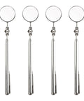 4 Pack Telescoping Inspection Mirror Pen Style 33mm For Car Repair Pro Gear With 360 Degree Rotating Head And Stainless Steel Handle Ideal For Tight Spaces Under Dashboards And Engine Bays During DIY Car Repairs, four mirrors