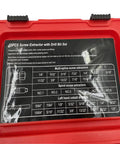 ASE35D 35 Piece Screw Extractor Set for Drill Bits Broken Bolt Remover includes drill sizes and extractors