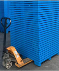 Nestable Plastic Shipping Pallet For Storage And Transport 1.2m Long 1m Wide 14cm High Durable HDPE Pallet with forklift