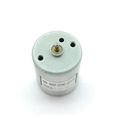 Top view of Mini 370 Brushed DC Motor 6V 9V 12V High Speed 11500RPM Micro Electric Motor 24mm Size WRF 370C 22170 Model