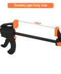 4 Inch Bar Clamps For Woodworking 8 Pack Quick Grip One Handed Ratchet Clamps Mini Bar Light Duty Diy Carpentry