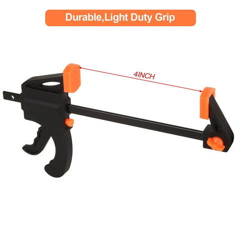 4 Inch Bar Clamps For Woodworking 8 Pack Quick Grip One Handed Ratchet Clamps Mini Bar Light Duty Diy Carpentry