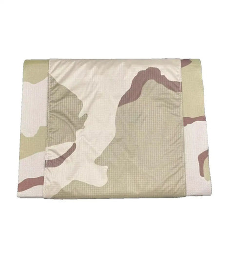Rugged Portable Folding Solar Panel Charger 60W 12V military grade desert camo design, folded view